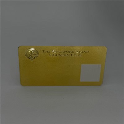 การ์ดโลหะสีทอง
